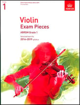 Violin Exam Pieces, 2016-2019, Grade #1 Violin and Piano - ABRSM cover